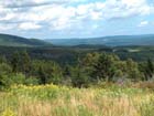 Looking east down the Baddeck River Valley.